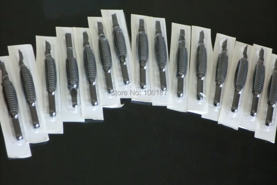 16 мм 7FT40PCS распродажа черные одноразовые татуировки наконечники ручки трубы combo 5/" расходные материалы для машин