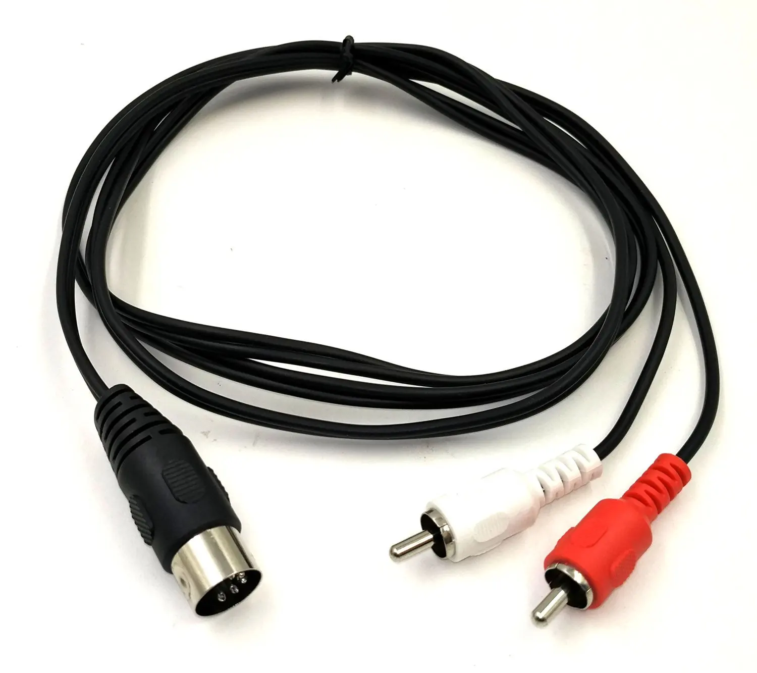 5 контактный DIN Штекерный штекер 2RCA кабель переходник аудио 1 м|5 pin din plugs|din pinplug |
