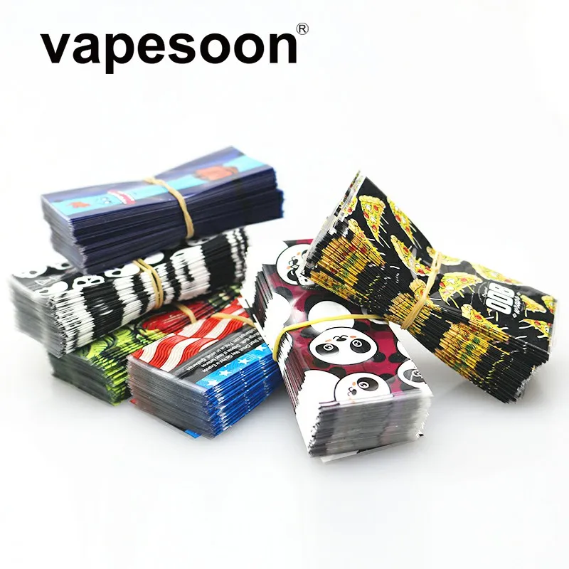 

100pcs 20700 and 21700 battery wraps beautiful pattern style Battery protected Wrapper Stickers cover