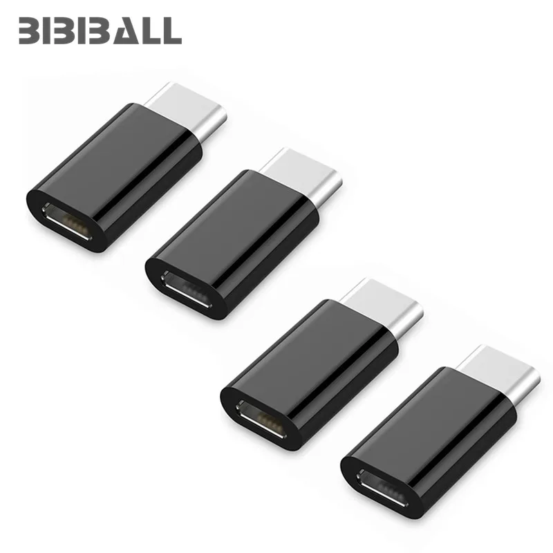 4 шт. металлическое приспособление в Тип usb C Micro USB Зарядное устройство адаптер для