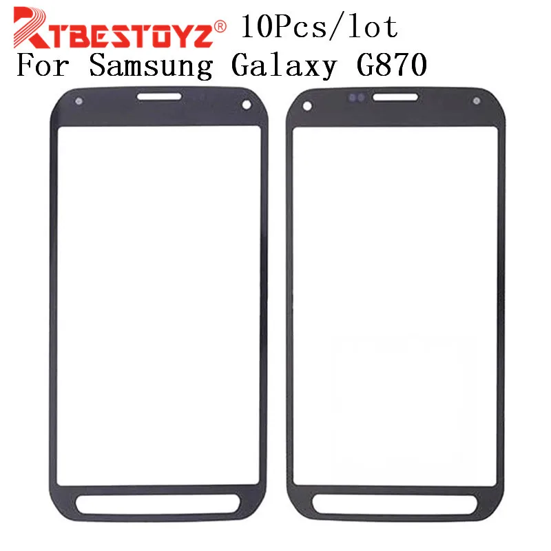 RTBESTOYZ 10Pcs/lot 5.1&quot Touchscreen For Samsung Galaxy S5 Active G870A G870 Front Glass Touch Screen Outer Panel Repair Part |