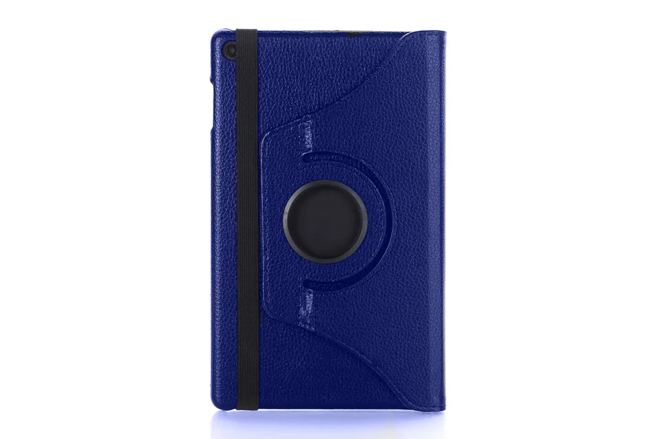 Вращающийся на 360 градусов чехол для планшета для Xiaomi mi Pad 4 mi Pad4 8 дюймов откидная крышка подставка из искусственной кожи чехол для Xiaomi mi Pad4 mi pad 4 8,0" - Цвет: Blue