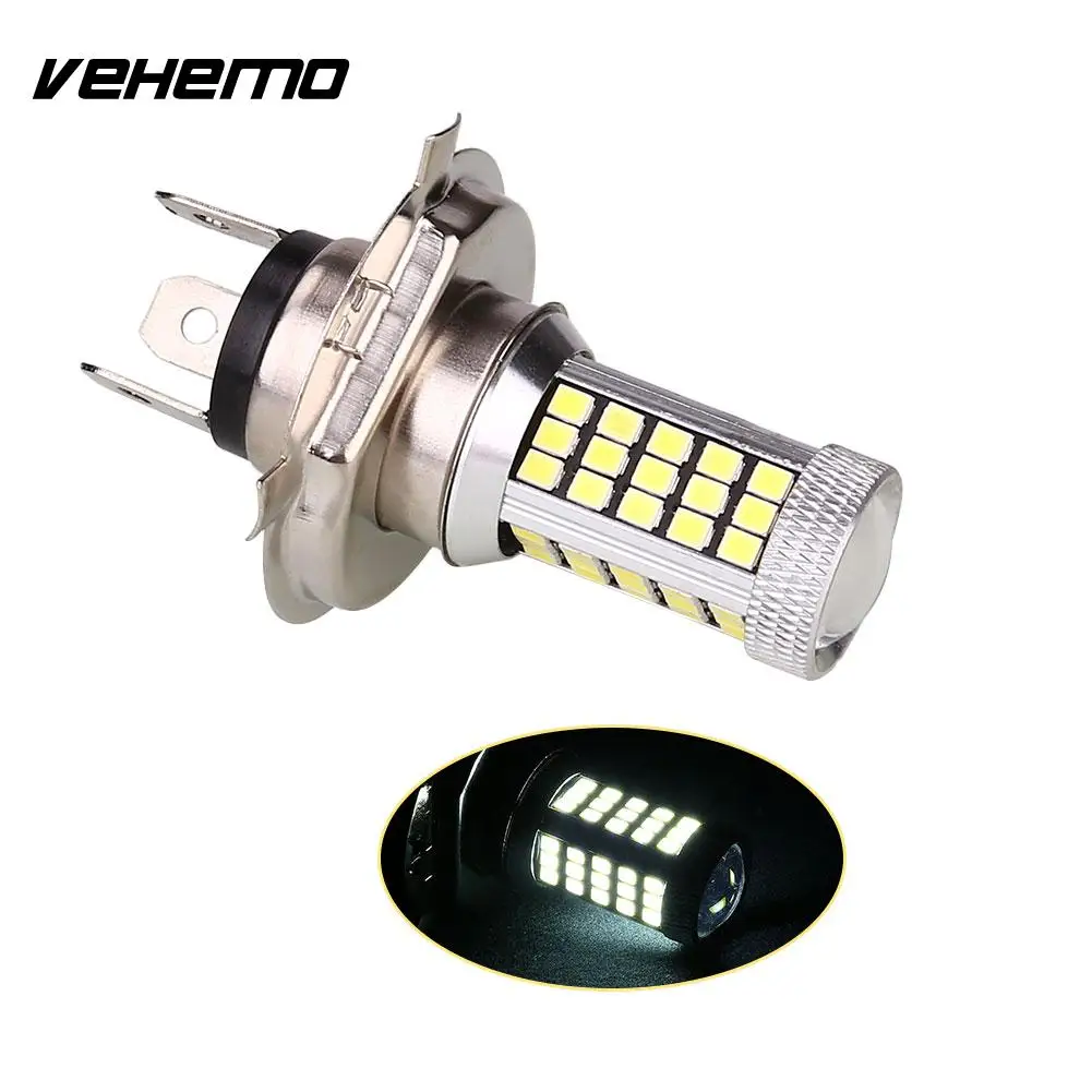 

Vehemo H4 2835 63SMD Car Vehicle LED Projector Fog Driving Light DRL Worklight Universal For BMW E46 FORD FOCUS 2 NISSAN MAZDA