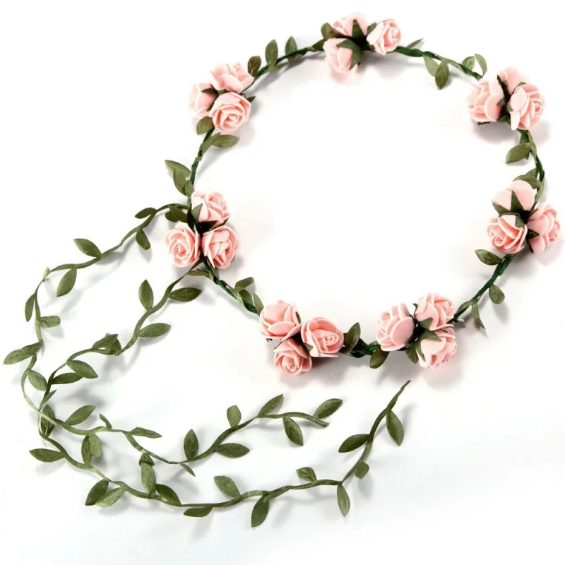 10 Meter Silk Leaf-Shaped Handmake Artificial green Leaves Trim Ribbon DIY Craft Wedding Decoration 7LS90 ribbon decoration,ribbon supplies