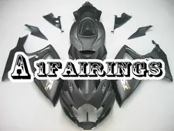 Плоский черный кузов комплект для Suzuki 2006 2007 GSXR600 GSXR750 K6 06 07 выполните Cowling Высокое качество обтекатель