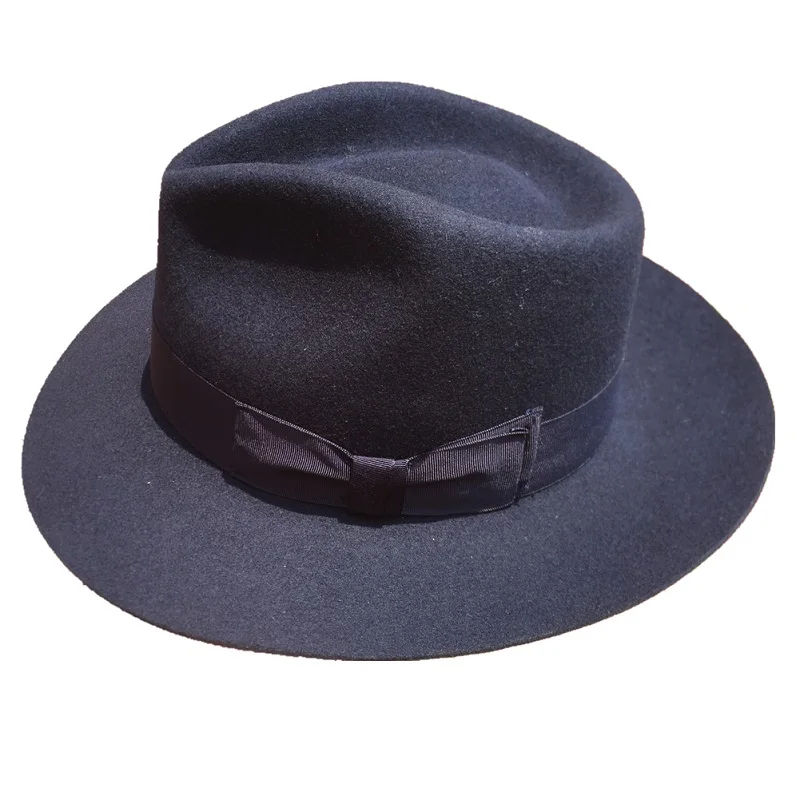 Fur Felt Fedora Hat Gangsters Hipsters 
