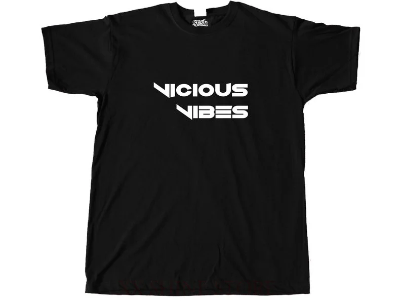 Vicious Vibes музыкальная футболка модные подарки Музыка связанные Мужские Женские