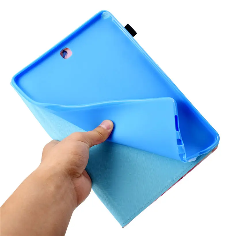 SM-T550 чехол для Samsung Galaxy Tab A 9,7 SM-T555 T550 P550 P555 Smart Cover Чехол Funda обувь с украшениями в виде цветков и бабочек роспись защитный чехол с подставкой