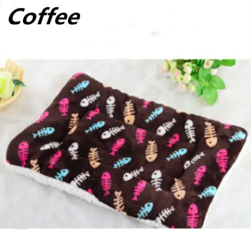 Limit 100 1Pcs Soft Dog Cat Pet Winter Warm Mats Fur Bed Pad Self Heat Rug Thermal Washable Pillow Mat Slipcover