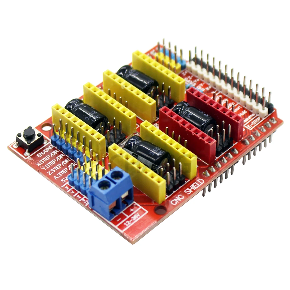 Щит с ЧПУ Плата расширения V3.0+ UNO R3 плата с usb для Arduino+ 4 шт. Драйвер шагового двигателя A4988 наборы для Arduino