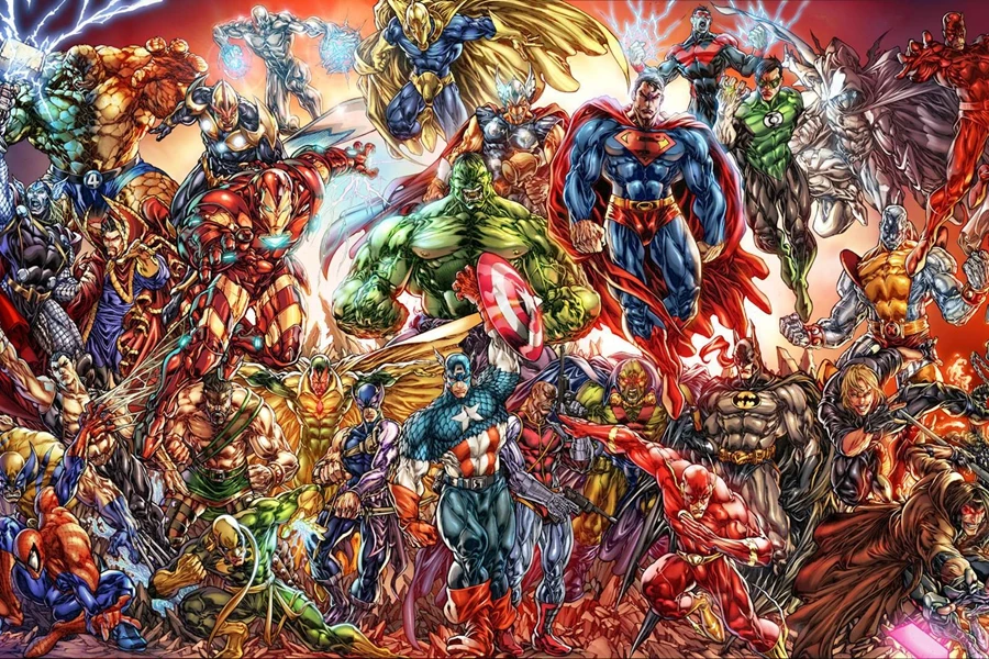 12"x18"Universe-and-Marvel HD Canvas print Painting Home Decor Wall art A3626