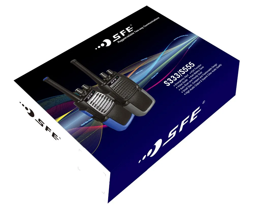 High Quality BAOFENG SFE S333 UHF 400 480MHz Walkie Talkie with Color Grey Wireless Two Way 5