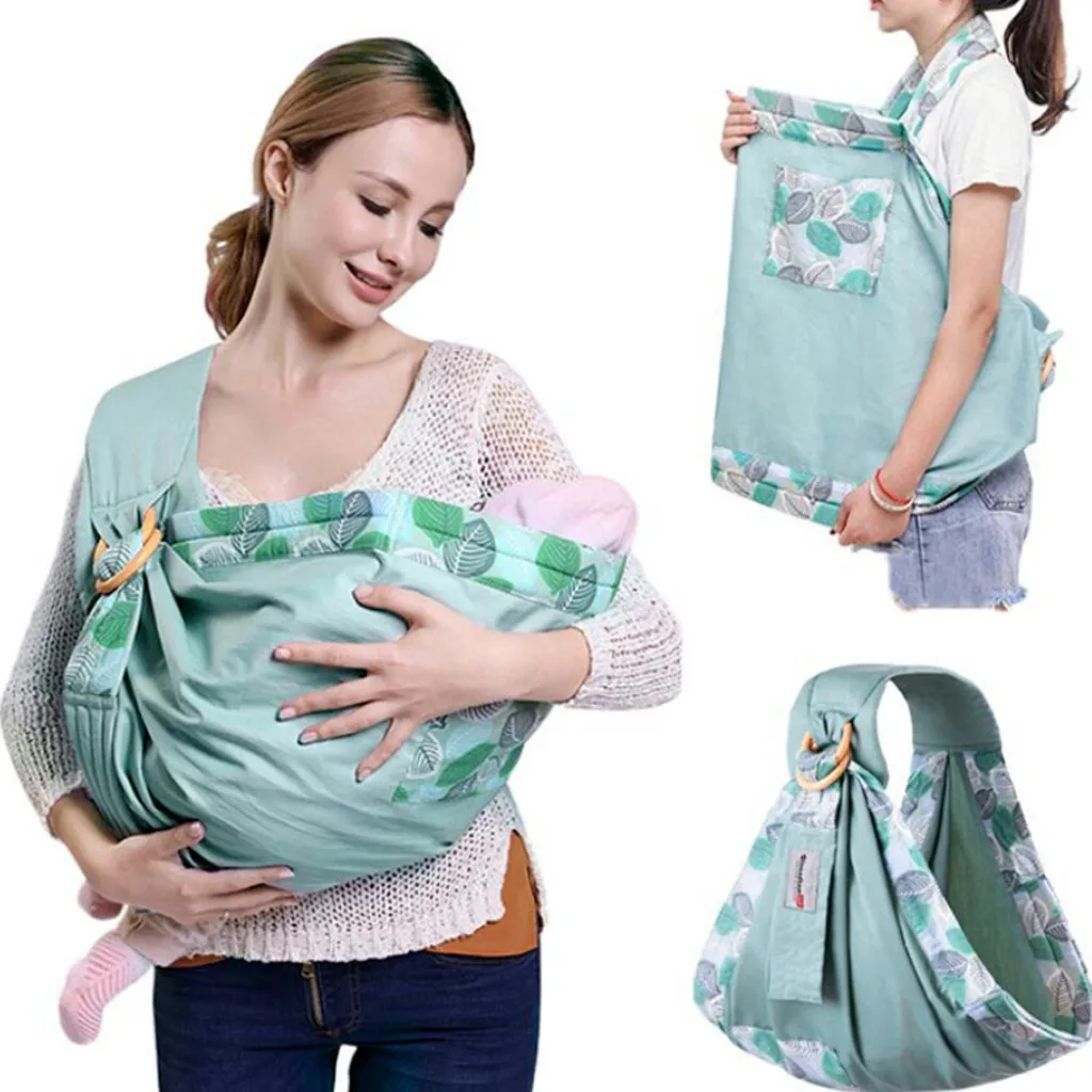 Baby Scarf Nursing Print CoverMulti-functional Summer Breathable Baby Carrier for Newborn Bearing 60 kg Baby Wrap