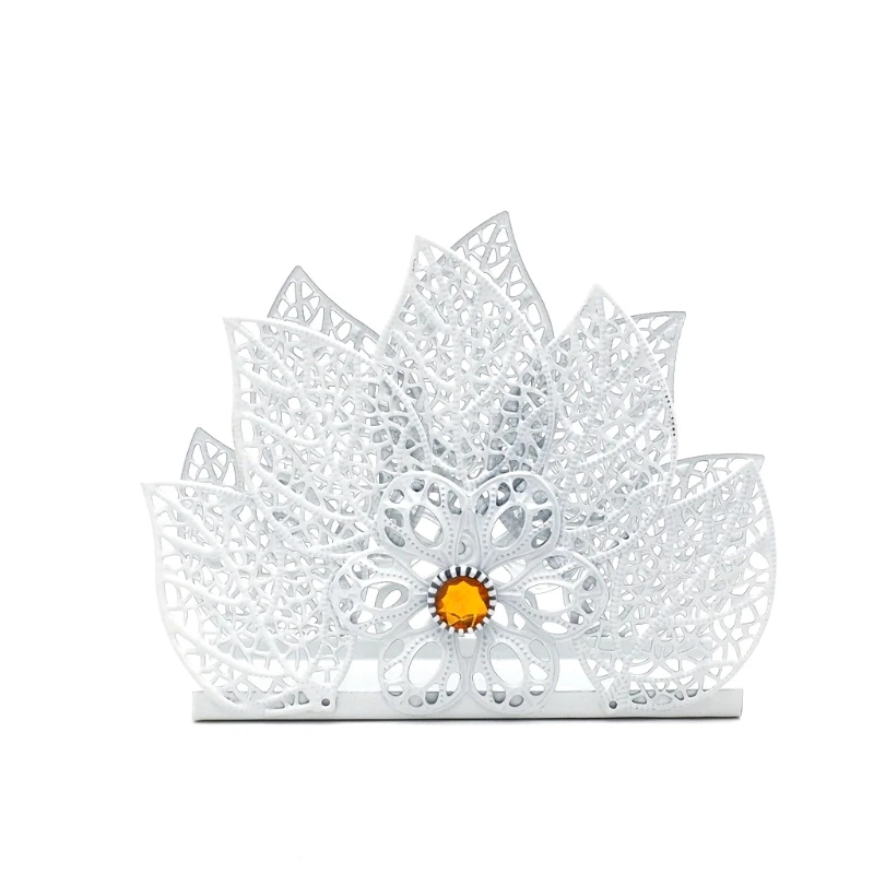 

Metal Napkin Holder Paper Dispenser Tissue Rack Home Party Dining Table Decor