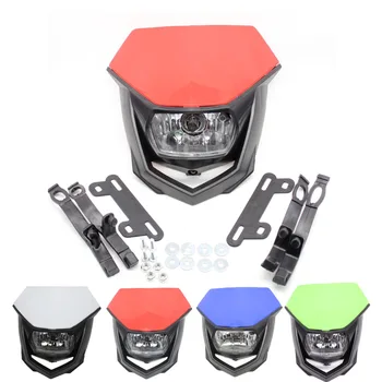 

Universal Dual Sport Motorcycle Headlight Dirt Bike Head Lamp Street Fighter for KAWASAKI KX KLX KXF KMX KDX KL KLF 450