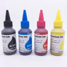 4 шт х 100 мл T1291-T1294 сублимационные чернила для Epson WF-7015 WF-7515 WF-7525 WF-3010DW WF-3520DWF WF-3530DTWF WF-3540DTWF BK C M Y