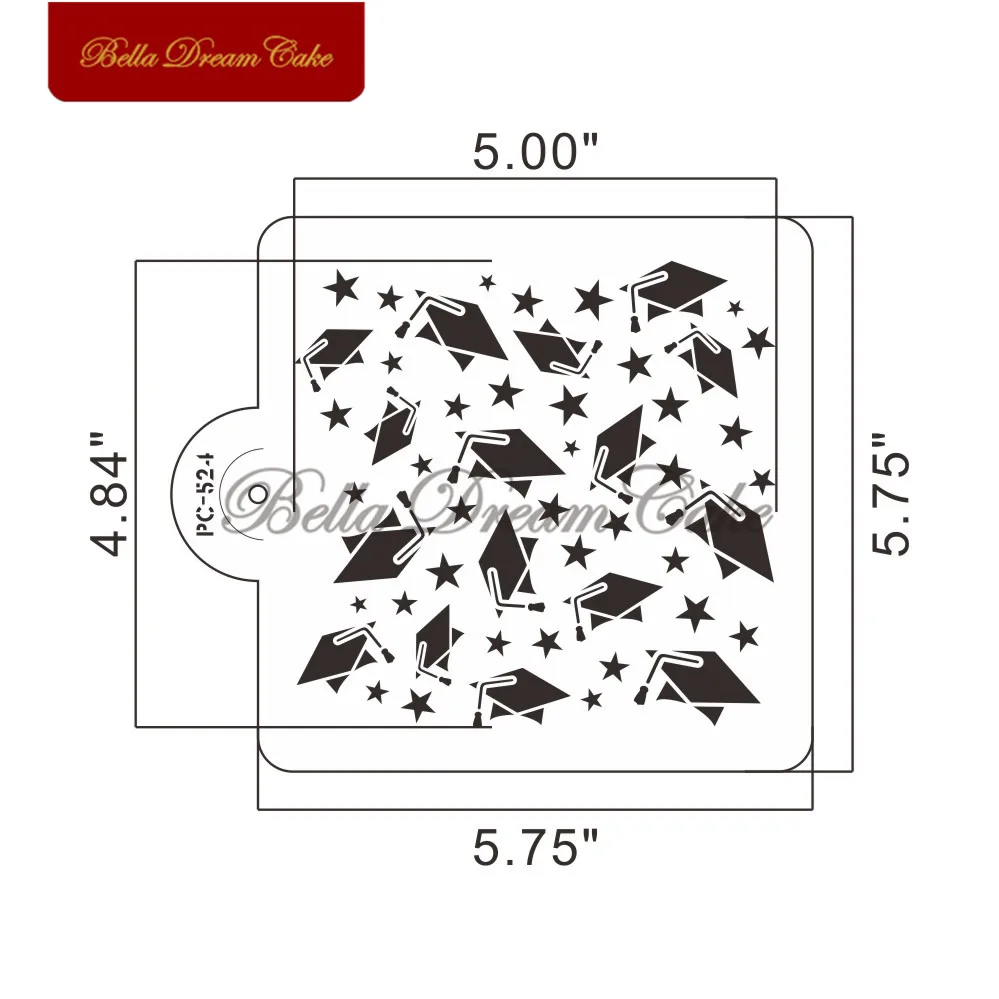 

Doctor Hat Graduation Cookies Stencil Biscuits Coffee Stencils Template Cake Stencil Cake Mold Cake Decorating Tool Bakeware