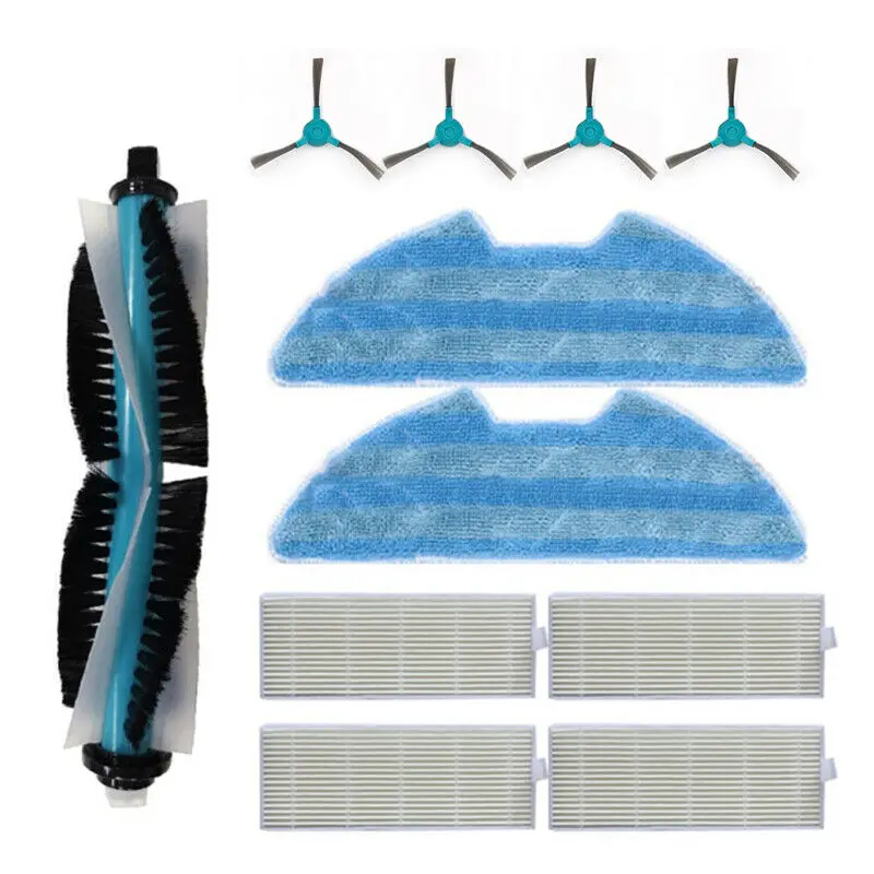Чистящие боковые ЩЕТОЧНЫЕ фильтры инструмент Роликовые щетки набор для Conga 1390 1290