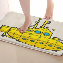 Подводная лодка стиль Коврики для улицы, смешной Противоскользящий коврик для ванной, дверные коврики, дверные коврики под входную дверь