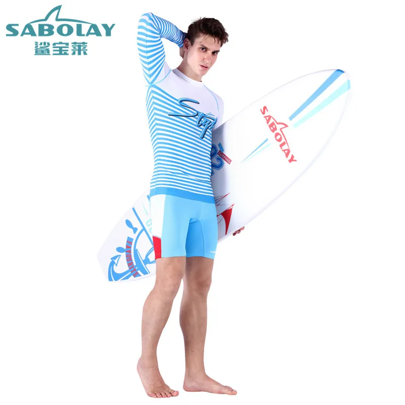 Sabolay одежда для серфинга, рубашки для дайвинга, Рашгард для мужчин, одежда для плавания с длинными рукавами, лайкра Рашгард рубашка для серфинга Рашгард костюмы для дайвинга