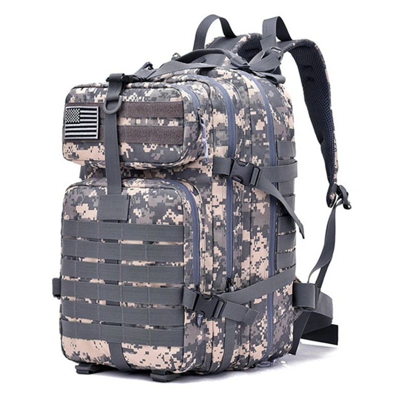 

42L Military Tactical Assault Backpack Army 3D Waterproof Outdoor Bag large Rucksack Hiking Camping Hunting Trekking Travel Pack