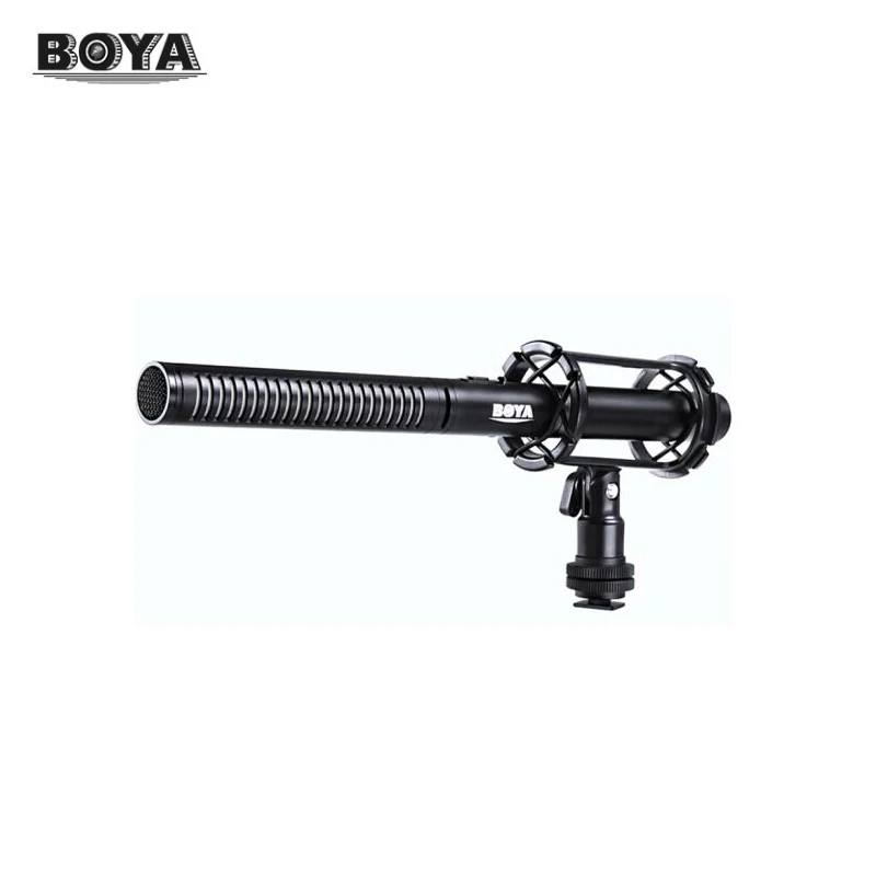 

BOYA BY-PVM1000L Broadcast directional Condenser Interview Microphone Kit for DSLR Cameras Camcorder 3-pin XLR Shotgun Mic