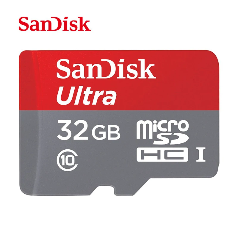 Двойной Флеш накопитель SanDisk 80 МБ/с. карта памяти класса 10 32gb 64gb 32 ГБ оперативной 16