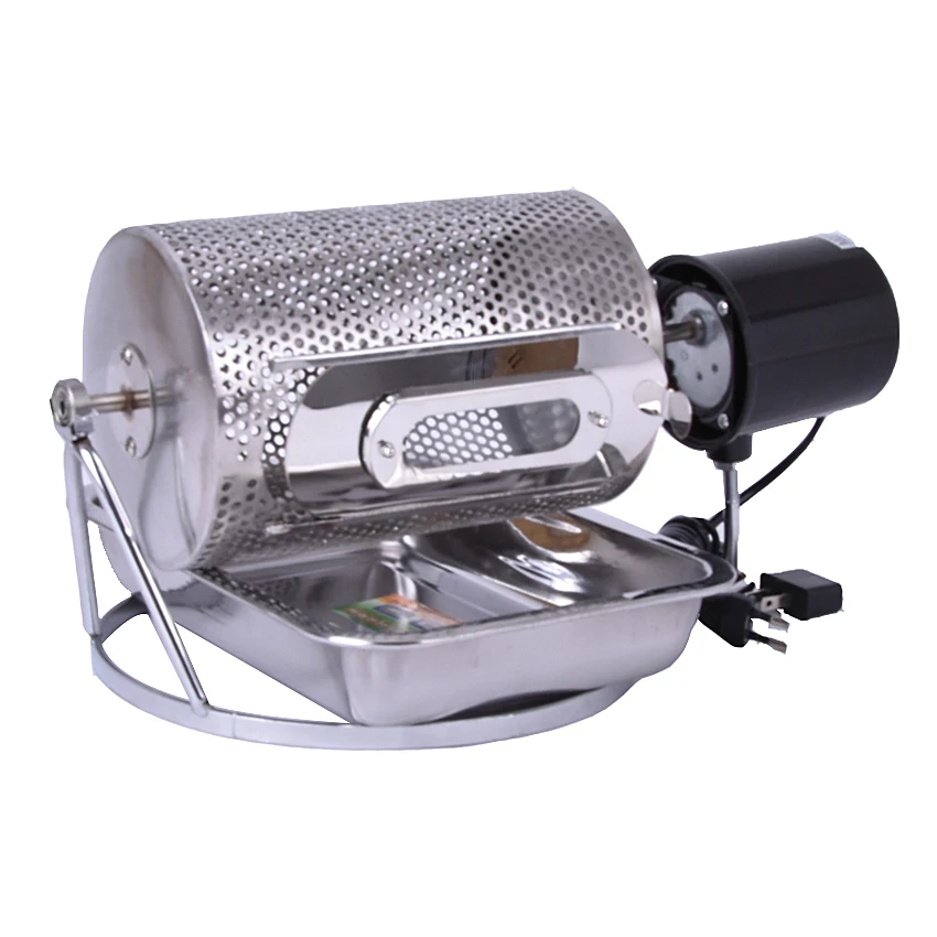1pc Electric Stainless Steel Glass Window Coffee Roaster Machine tool&BBQ for home use