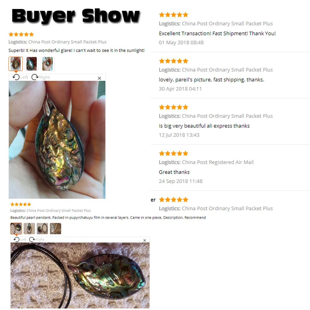 abalone pendant