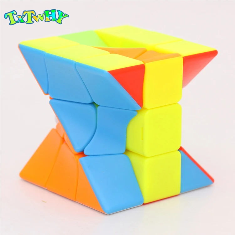 

neo cube 3x3 torsion Coloful Twisted speed cube neo+cube+magic stickerless Colorful Educational fidget toys