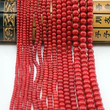 1strand/lot Simulated Red Coral Beads Round Loose Beads 4mm 6mm 8mm 10mm For DIY Bracelet Necklace Jewelry Making Free Shipping 18 10row 4mm orange round coral necklace magnet clasp