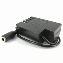 DMW-DCC12 Dummy Battery Pack External Portable DC Coupler Connector Adapter for Panasonic GH3 GH4 Replace BLF19E BLF19 DMW-BLF19