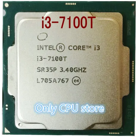 Оригинальный процессор Intel i3-7100T 3 4 ГГц i3 7100T двухъядерный LGA 1151 | Компьютеры и офис