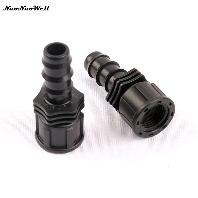 3pcs NuoNuoWell 1/2" Female Thread to Barbed 20mm Irrigation Hose