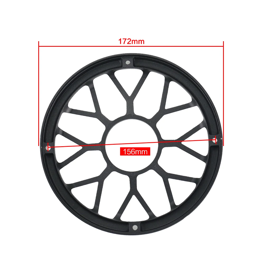 Gabinete de Alumínio Ghxamp Polegada Subwoofer Carro Alto-falante Grade Malha Woofer Net Metal Capa Protetora Faça Você Mesmo 1 Pares 6 6.5 - Image 6