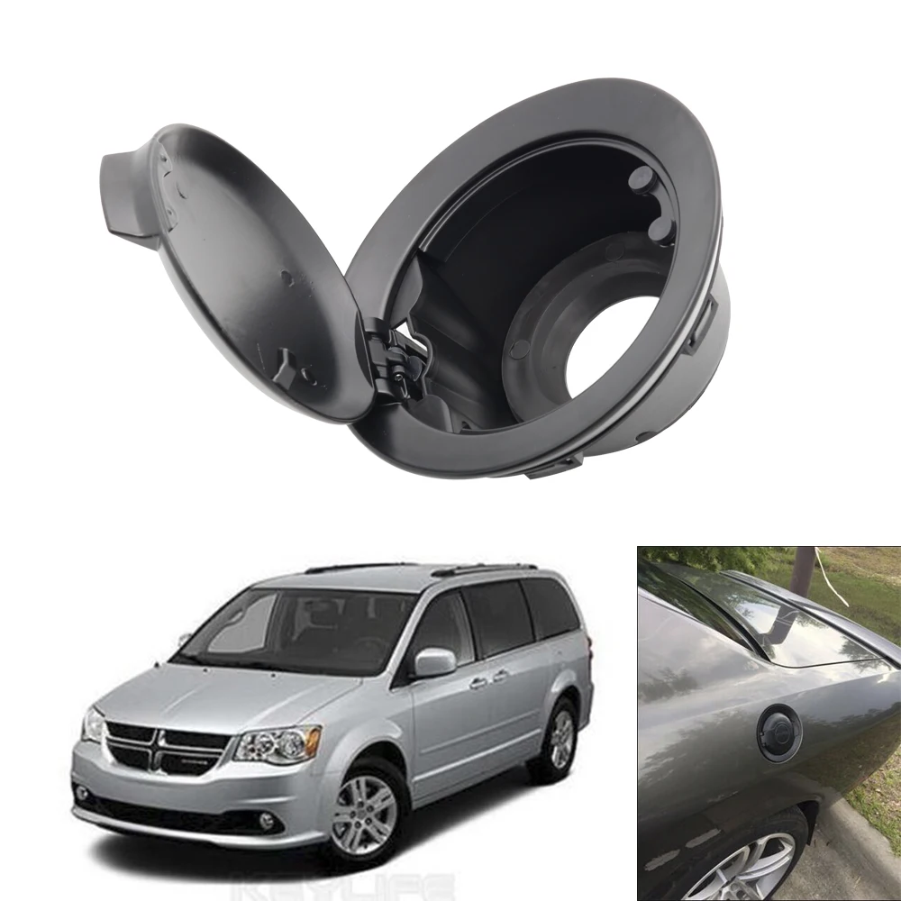 

For 2008-2015 Dodge Challenger Parts Matte Black Vapor Edition Fuel Filler Door