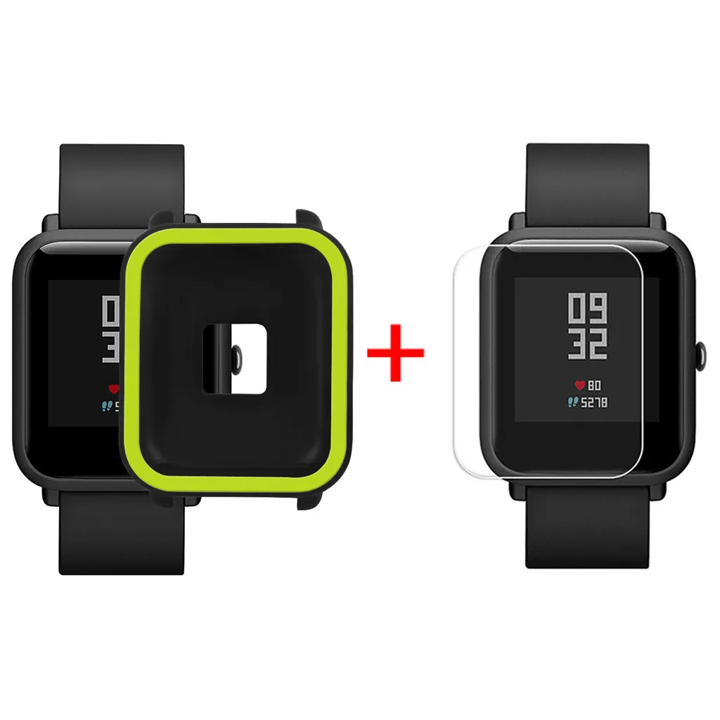 Мягкий ТПУ защитный силиконовый Полный чехол для Xiaomi Huami Amazfit Bip Молодежные часы с