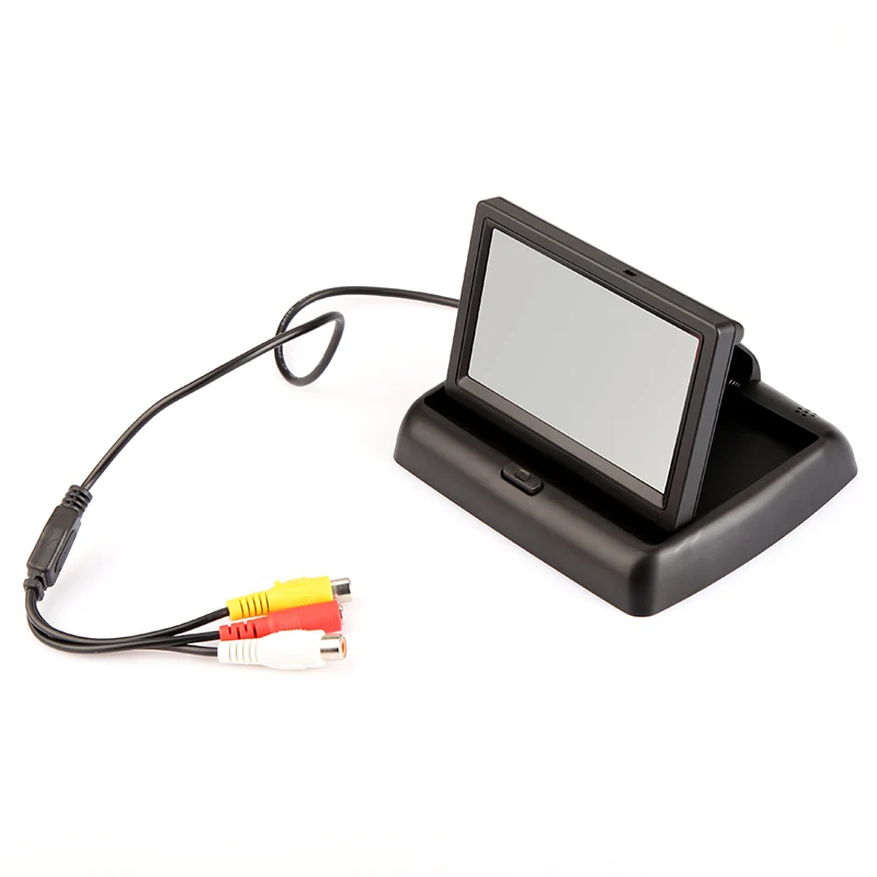 BYNCG беспроводная камера заднего вида 4," HD Складной автомобильный монитор заднего вида цветной ЖК-дисплей TFT экран для грузового автомобиля
