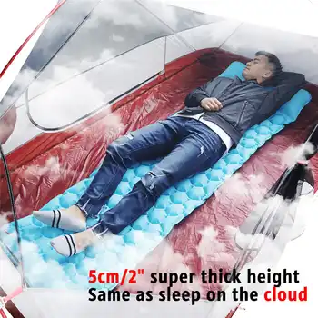 Ultralight Sleeping Pad Air Mattress Inflatable Bed for Tent Portable Outdoor Air Bed Moistureproof Pad Camping Mat Waterproof