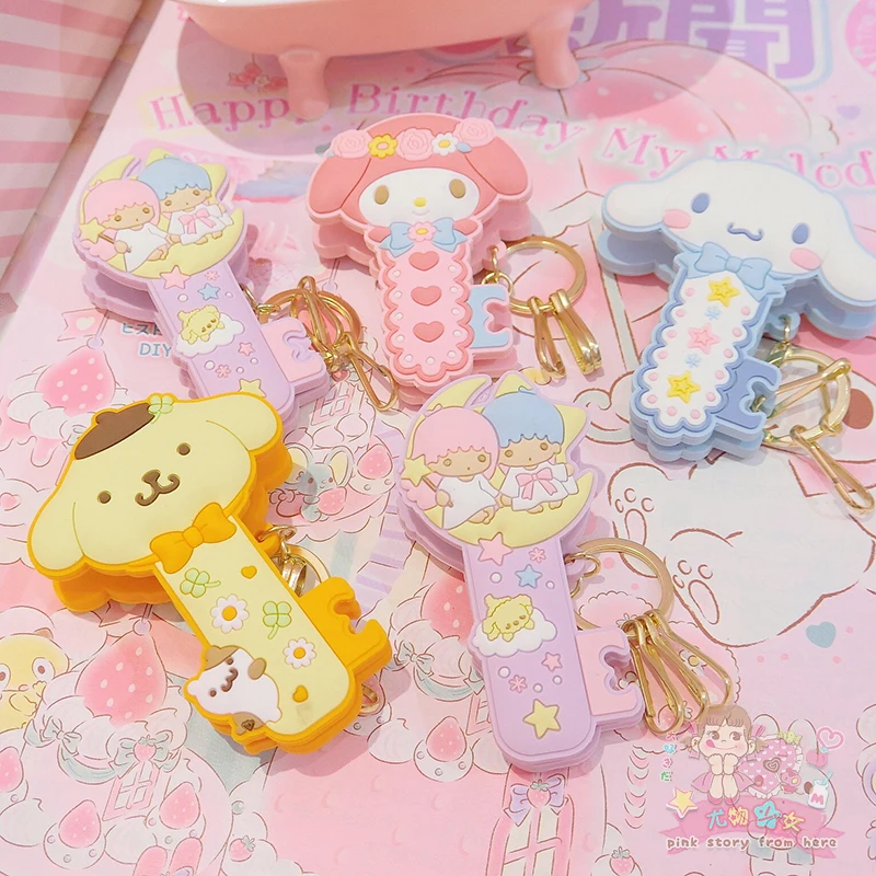 1 Pc Cute Cartoon Cinnamoroll my Melody Little Twin Stars Pudding Dog Comics Hair Pin Hair Clip for Girls Gift Toy Figure-0