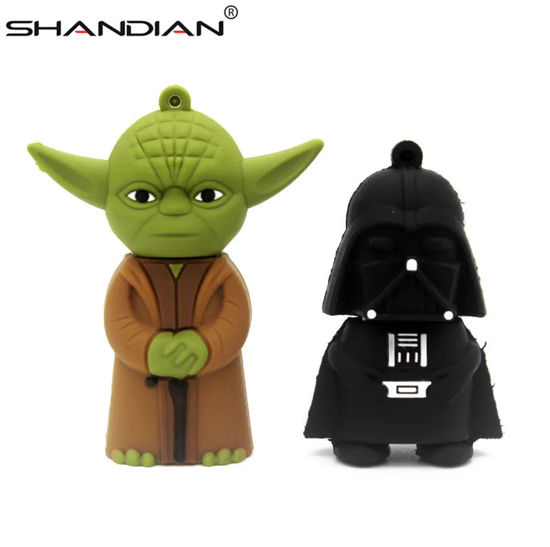 Cartoon Star wars Pen drive 64GB Pendrive darth vader 4gb 8gb 16gb 32gb 64gb usb flash drive flash memory stick pendriver U disk