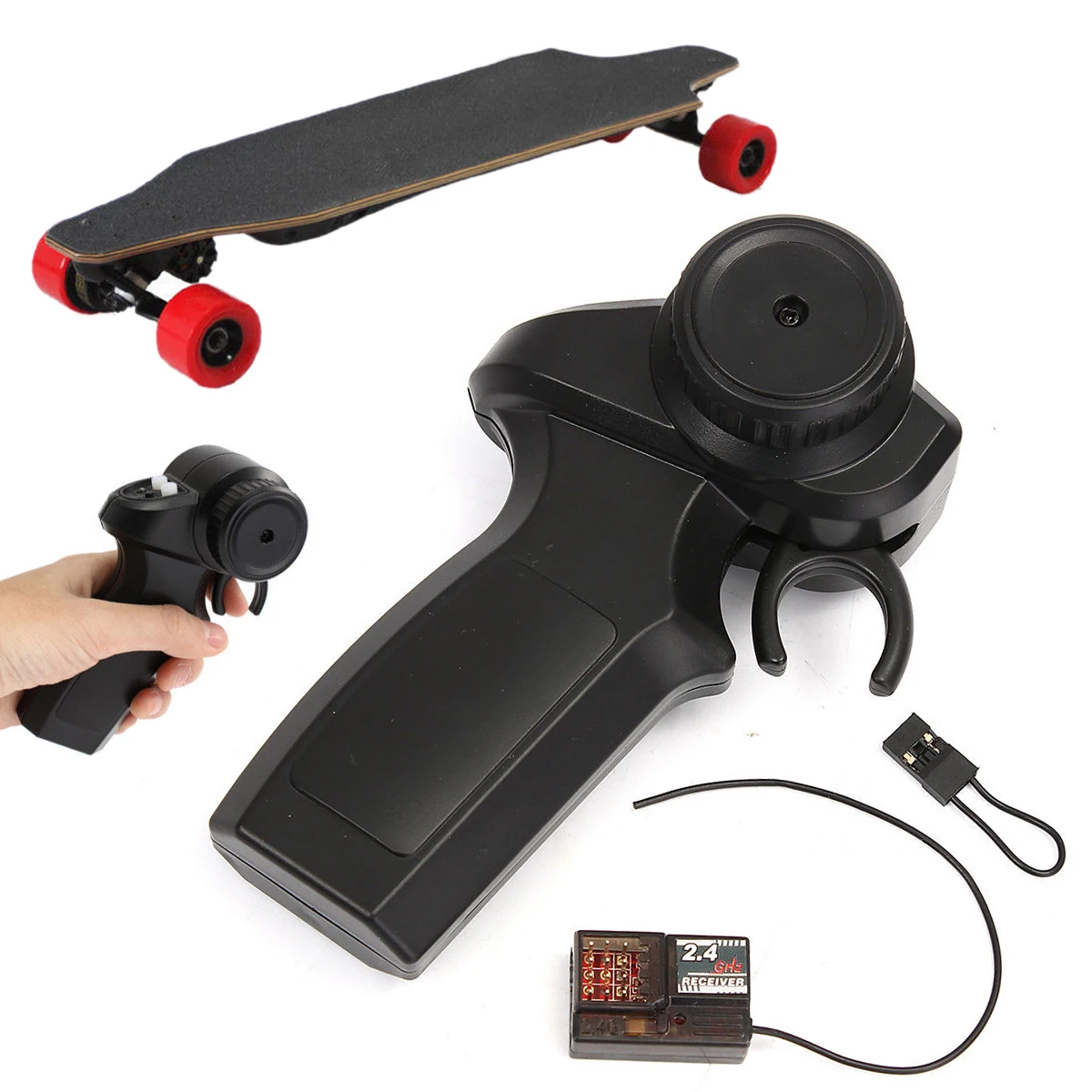 Mayitr 2.4Ghz Skateboard Mini Controller With Receiver Transmitter For