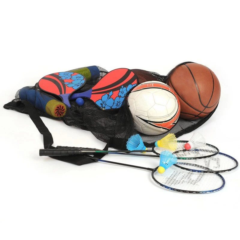Большая вместительная спортивная сумка для футбола, баскетбола, спортивная сумка для хранения, сетчатый рюкзак, многофункциональный спортивный мяч для активного отдыха