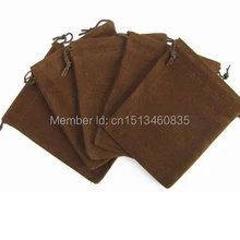 100 шт/партия Высокое качество бархатная сумка для ювелирных изделий/сумка для аксессуаров/хрустальные ювелирные изделия, размер может быть настроен, различные цвета