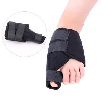 

1Pair/2pcs Black Foot Toe Orthopedia Supplies Foot Pain Relief Hallux Valgus Big Toe Bunion Splint Straightener Corrector