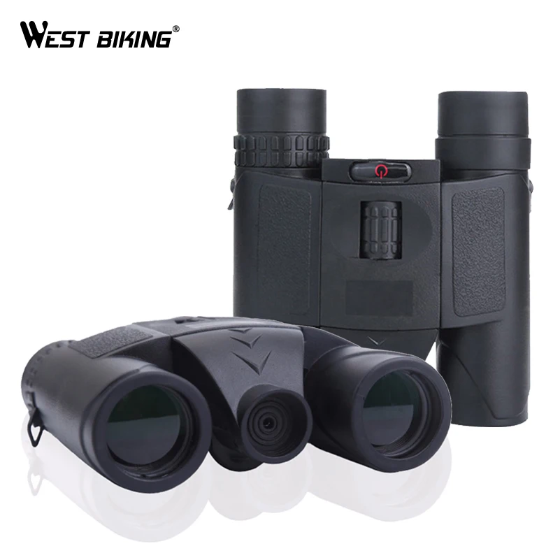 

WEST BIKING 8*25 Binoculars Telescope Night Vision HD Binoculars Hunt Telescope Black With BAK4 Prism Battery Design Binocle