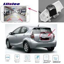 LiisLee wireless Rear View Camera For Toyota Prius C for toyota Aqua car Reverse Camera license plate camera backup camera цена LiisLee wireless Rear View Camera For Toyota Prius C for toyota Aqua car Reverse Camera license plate camera backup camera цены онлайн