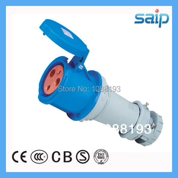 

Industrial Use 63amp 230V Safety And Reliability Large Current Industrial Electric Socket IP44