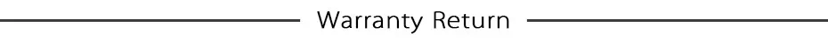 Warranty Return