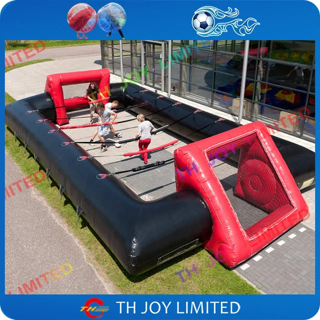 Free shipping!10 20 people inflatable Human Foosball game,popular
